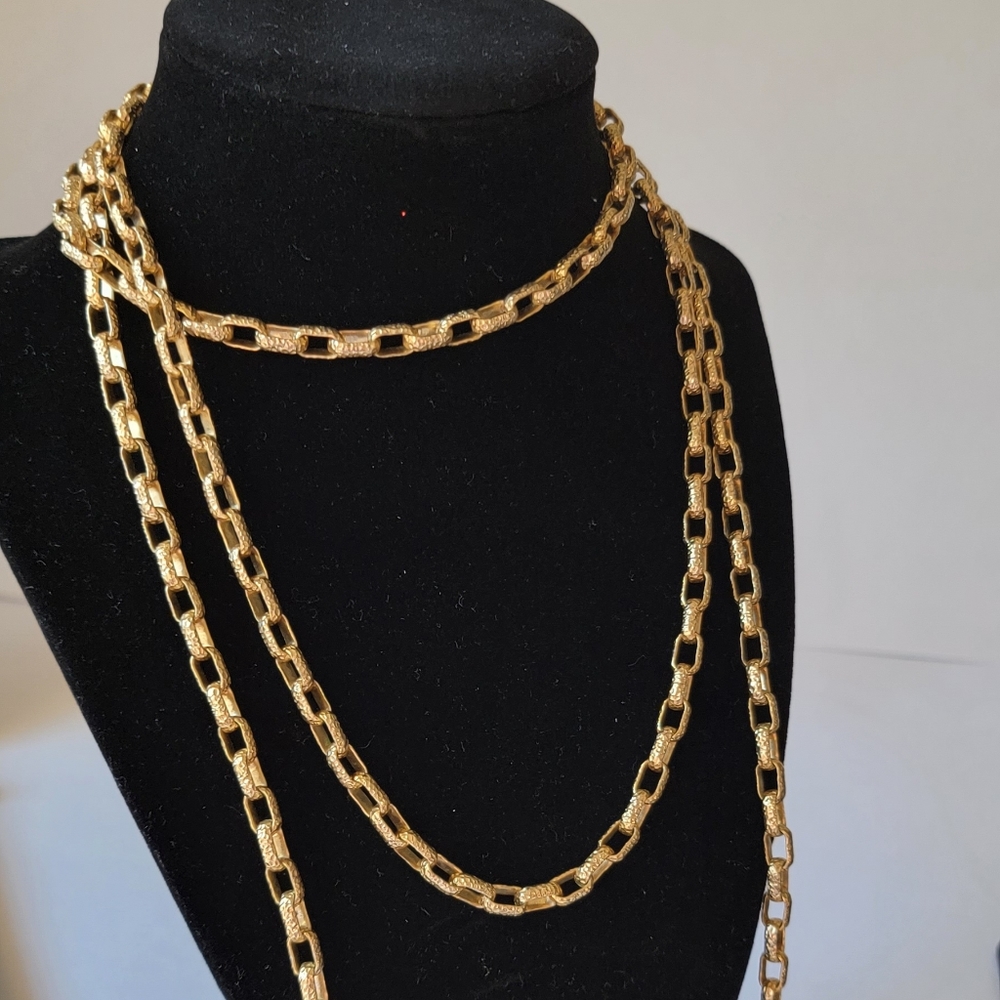 Napier long chain necklace